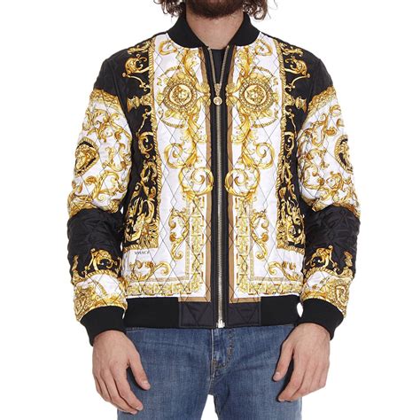 versace embroidered jackets|Versace jackets outlet.